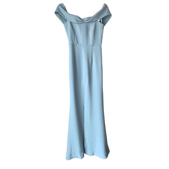 Lovers & Friends Danica Gown in Silver Blue - Picture 4 of 10